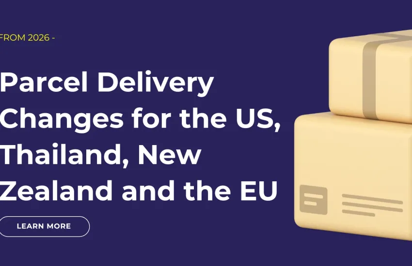 Worldwide parcel tracking service modern Facebook cover