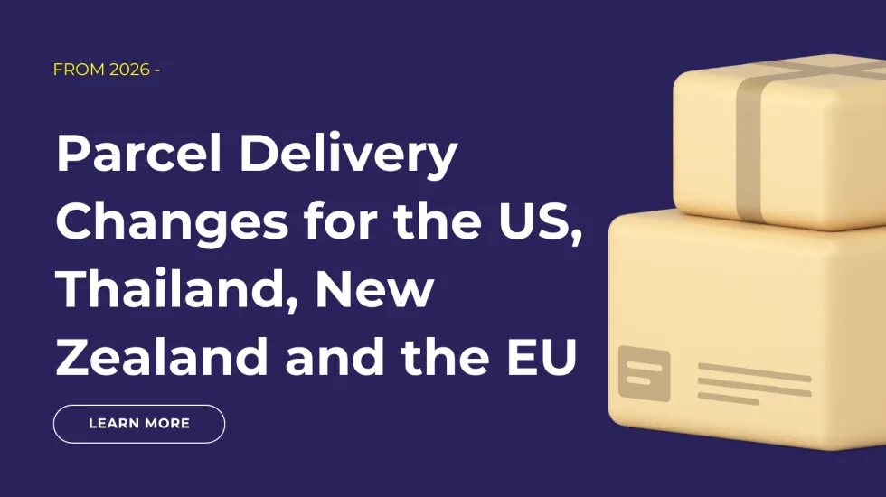 Worldwide parcel tracking service modern Facebook cover